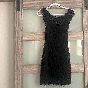 Little black dress, short, tight fit, lace, sexy